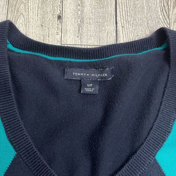 Tommy Hilfiger Argyle Sweater Size Small - Picture 3 of 4